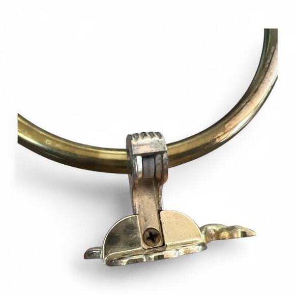 Vtg Hall Mack Mermaid Towel Ring Wall Mount Bathroom Kitsch Hollywood Regency - Picture 3 of 7